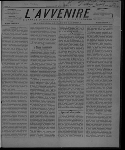 L'avvenire : giornale di Gallarate e del circondario