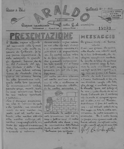 L'araldo : periodico dell'Associazione politica di avanguradia