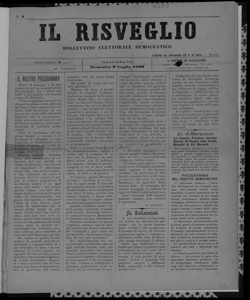 Il risveglio : bollettino elettorale democratico