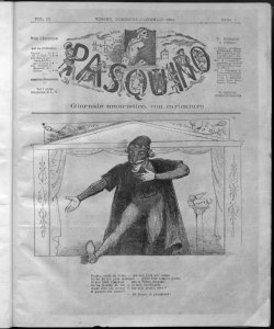 Pasquino : giornale umoristico, non politico, con caricature 1864