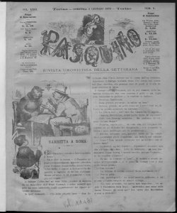 Pasquino : giornale umoristico, non politico, con caricature 1878