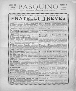 Pasquino : giornale umoristico, non politico, con caricature 1884