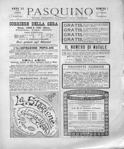 Pasquino : giornale umoristico, non politico, con caricature 1885