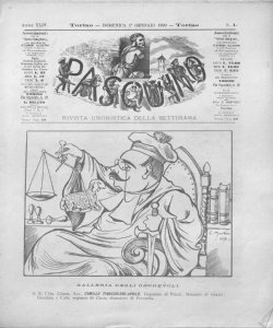 Pasquino : giornale umoristico, non politico, con caricature 1899