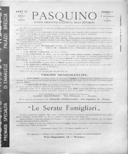 Pasquino : giornale umoristico, non politico, con caricature 1900