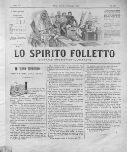 Lo Spirito folletto : giornale umoristico illustrato 1866