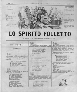 Lo Spirito folletto : giornale umoristico illustrato 1867
