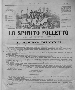 Lo Spirito folletto : giornale umoristico illustrato 1868