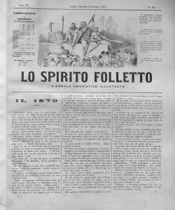 Lo Spirito folletto : giornale umoristico illustrato 1870