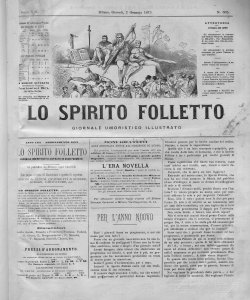Lo Spirito folletto : giornale umoristico illustrato 1873