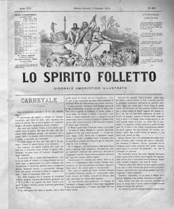 Lo Spirito folletto : giornale umoristico illustrato 1874