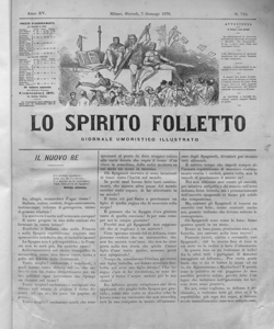 Lo Spirito folletto : giornale umoristico illustrato 1875