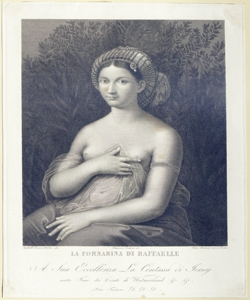 ritratto di donna detta La Fornarina Fontana, Pietro