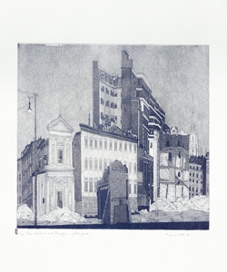 veduta di corso Europa a Milano Galli, Federica