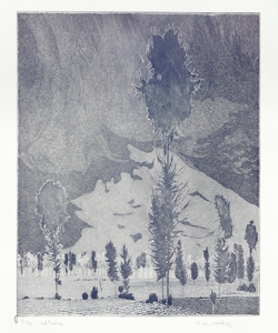 paesaggio con alberi Galli, Federica