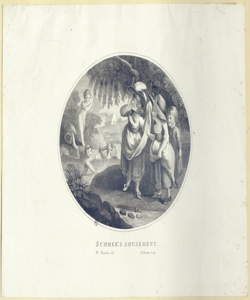 esterno con scena di genere Bonato, Pietro