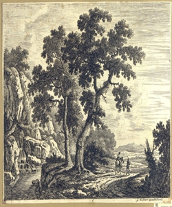 paesaggio con viandanti Ermels, Johann-Franciscus