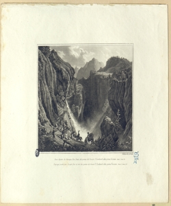 Paesaggio con carovane Falkeisen, Johann Jakob