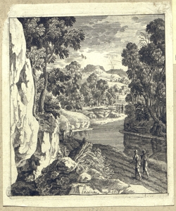 Paesaggio fluviale Edelinck, G¿rard