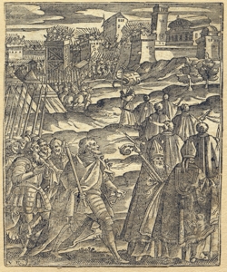 Scena di assedio Fontana, Veronica