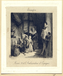 Enrico IV e l'Ambasciatore di Spagna Flameng