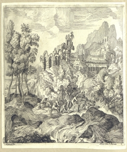 Paesaggio con pastori Fouard, Jean-Baptiste-Mo¿se