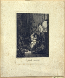 Famiglia in un interno Gabrielli, Amedeo