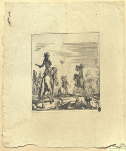 Scena di cavalleria Courtois, Jacques detto Borgognone