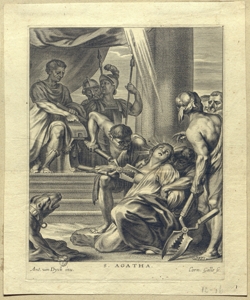 Il martirio di Sant'Agata Galle, Cornelis il Vecchio