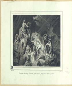 Scena del Diluvio Universale Gandini, Domenico