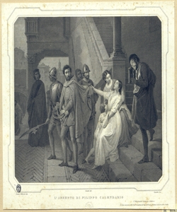 L'arresto di Filippo Calendario Gandini, Domenico