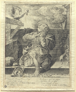 San Pietro piangente in preghiera Greuter, Johann Friedrich