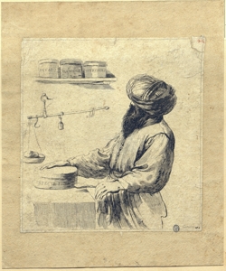 Scena di genere Barbieri, Giovan Francesco detto Guercino