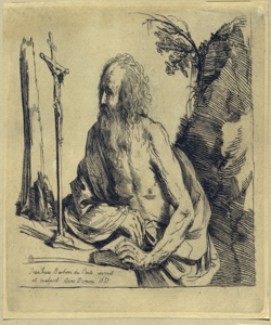 San Gerolamo contempla il crocifisso Barbieri, Giovan Francesco detto Guercino
