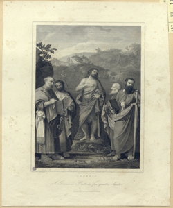 San Giovanni Battista tra i Santi Pietro, Paolo, Girolamo e un Santo apost Geyer, Conrad