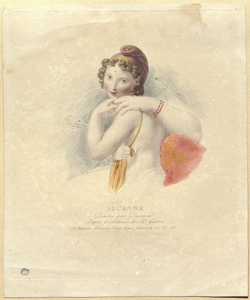 Ritratto di giovane con cappello Lecomte, Hippolyte (?)