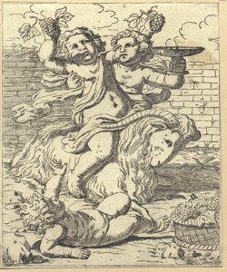 baccanale di putti Lolli, Lorenzo