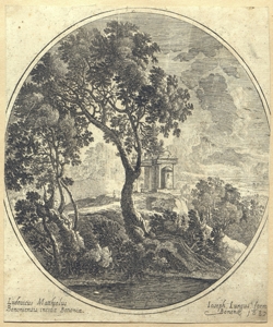 paesaggio con alberi Mattioli, Ludovico