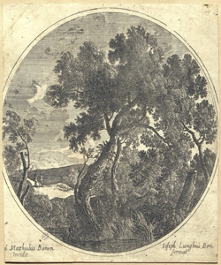 paesaggio con alberi Mattioli, Ludovico