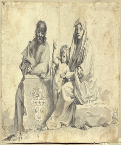 Madonna con Bambino e Santo Mellan, Claude