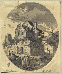 paesaggio con case Perelle, Adam