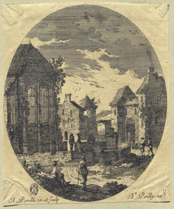 paesaggio con architetture Perelle, Adam