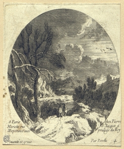 paesaggio boschivo Perelle, Adam