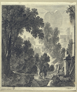 paesaggio con rovine Perelle, Adam