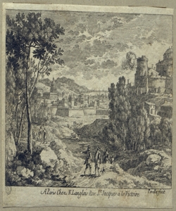paesaggio Perelle, Gabriel (attribuito)