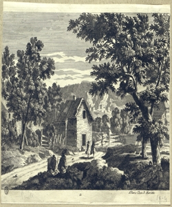 paesaggio campestre Perelle, Gabriel (attribuito)