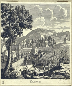 paesaggio autunnale Perelle, Gabriel (attribuito)