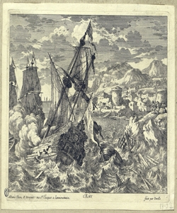 tempesta sul mare Perelle, Gabriel (attribuito)