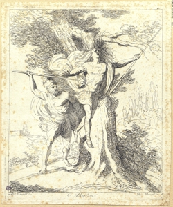 Assalonne uccide Amnon per lo stupro di Tamar Pernati, Damiano