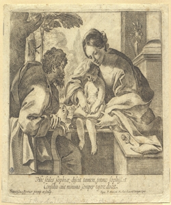 Sacra Famiglia con San Giovanni Battista bambino Perrier, Fran¿ois